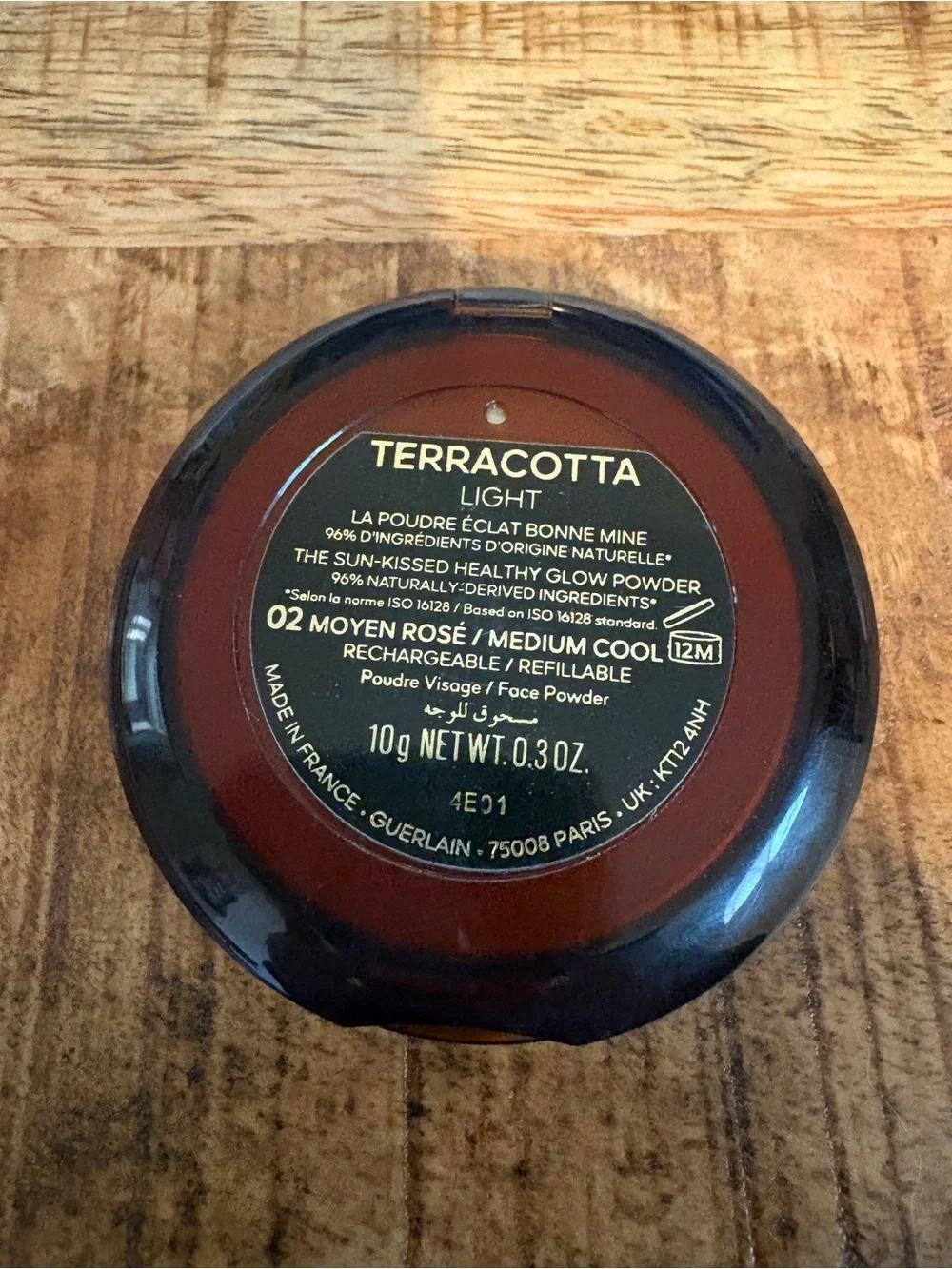 Guerlain Terracotta Light 02 Medium Cool The Sun Kissed Healthy Glow Powder EUC